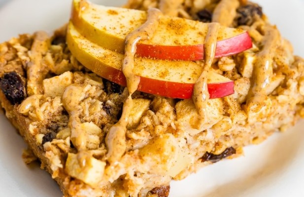 APPLE CINNAMON BAKED OATMEAL - FoodWage recipe
