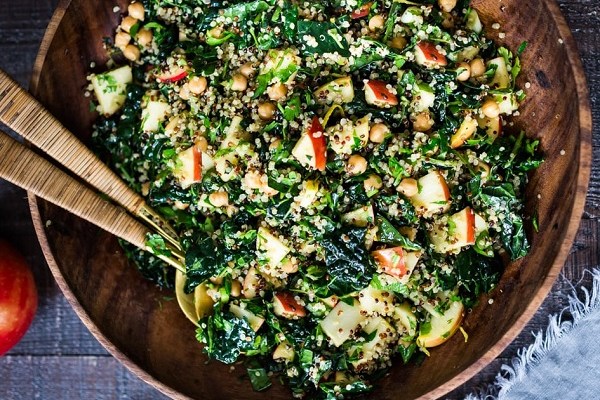 Apple & Quinoa Kale Salad - FoodWage recipe