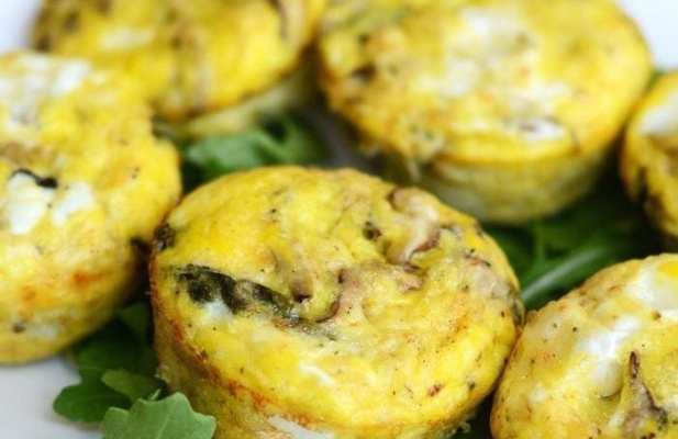 ASPARAGUS & MUSHROOM FRITTATAS - FoodWage recipe