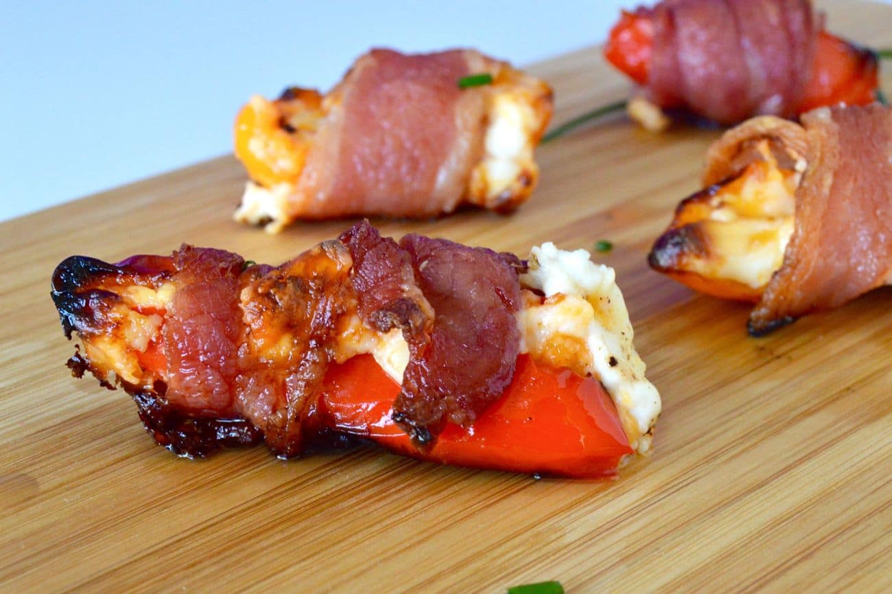 Bacon Cheese Pepper Poppers - FoodWage recipe