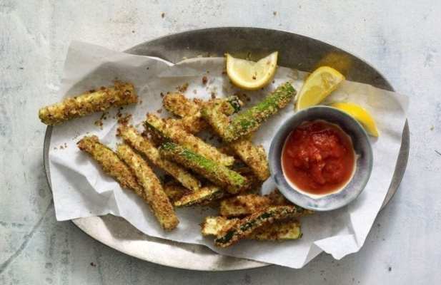 BAKED ZUCCHINI STICKS - FoodWage recipe