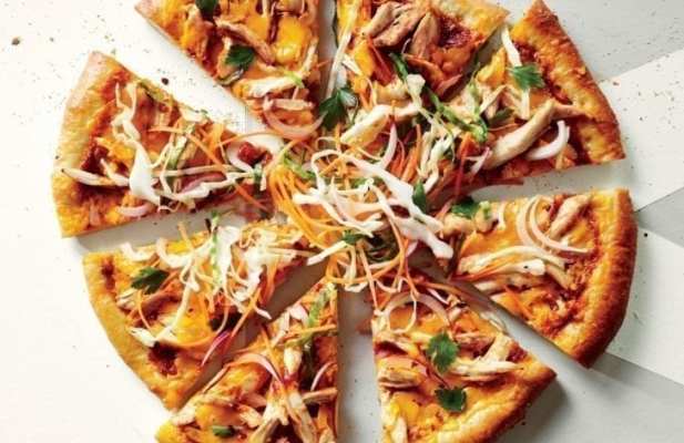 BBQ PIZZA WITH SLAW - FoodWage recipe