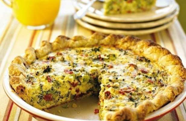 BROCCOLI & SUN-DRIED TOMATO QUICHE - FoodWage recipe