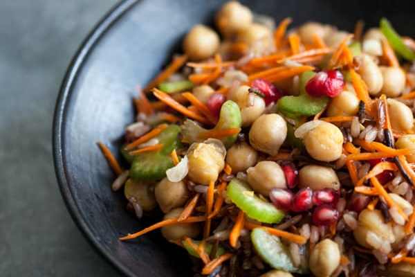 BROWN RICE & CHICKPEA SALAD - FoodWage recipe