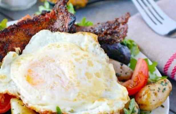 BRUNCH-WORTHY BREAKFAST SALAD - FoodWage recipe
