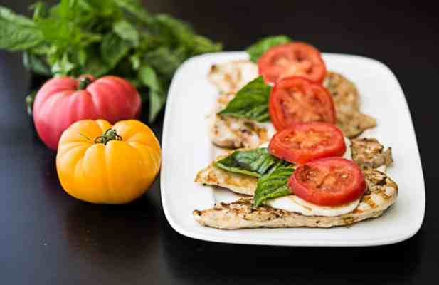 Caprese Chicken and Roasted Broccoli - FoodWage recipe