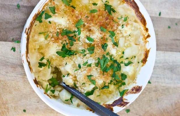 Cauliflower & Gnocchi Mac N Cheese - FoodWage recipe