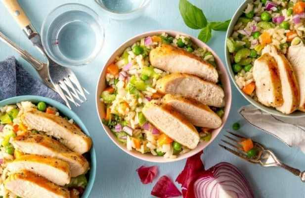 CHICKEN & BROWN RICE BOWL - FoodWage recipe