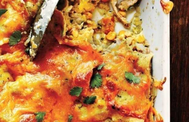 CHICKEN ENCHILADA CASSEROLE - FoodWage recipe
