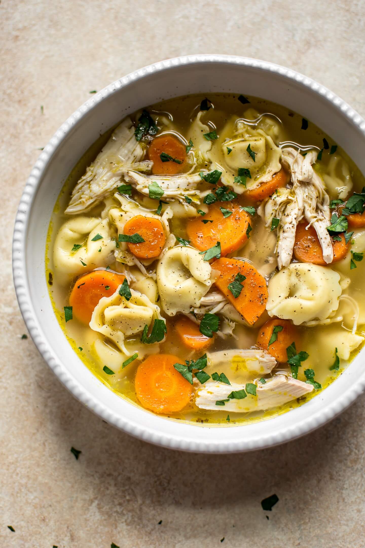 Chicken Tortellini Soup - FoodWage recipe