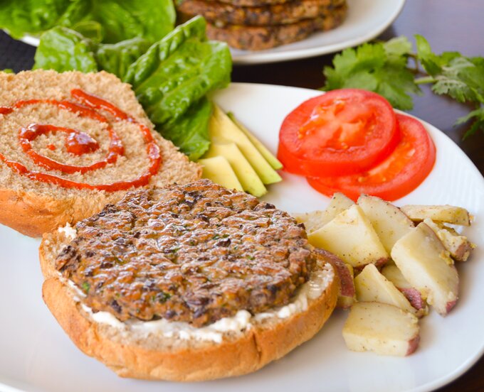 Bean and Chickpea Burgers - FoodWage recipe