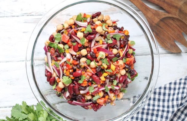 Clean Three-Bean Salad - FoodWage recipe