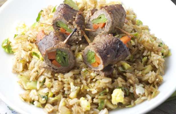 Crispy Brussels Sprouts Fried Rice - FoodWage recipe