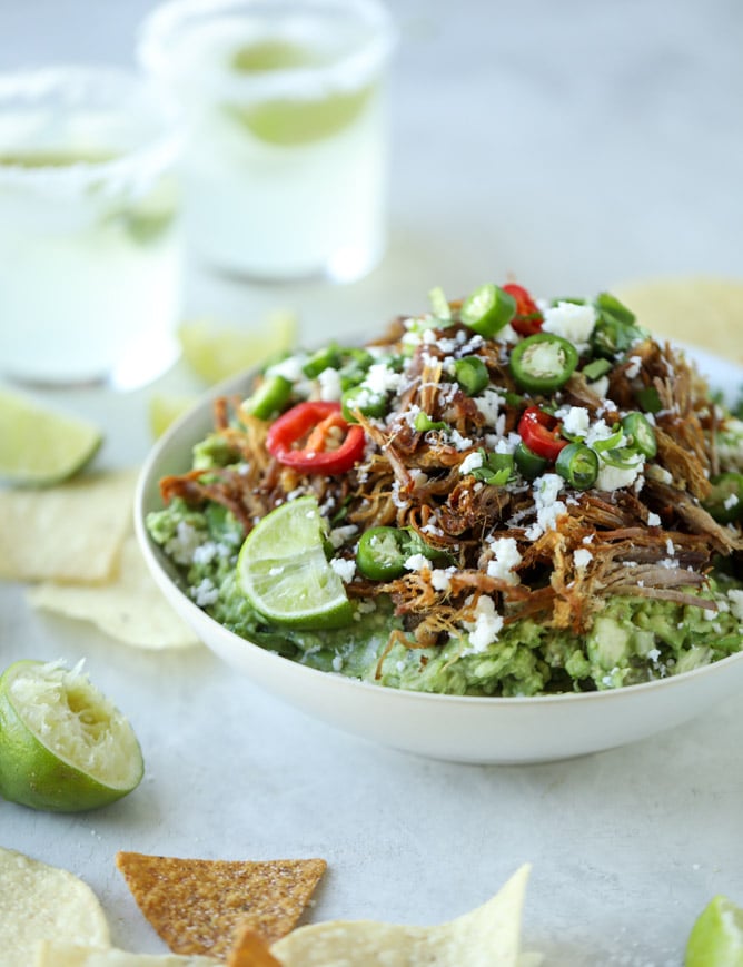 Crispy Carnitas Guacamole - FoodWage recipe
