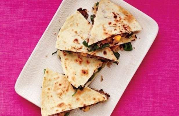 CRISPY VEGETABLE QUESADILLA - FoodWage recipe