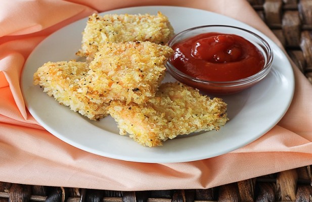 Crunchy Salmon Nuggets - FoodWage recipe