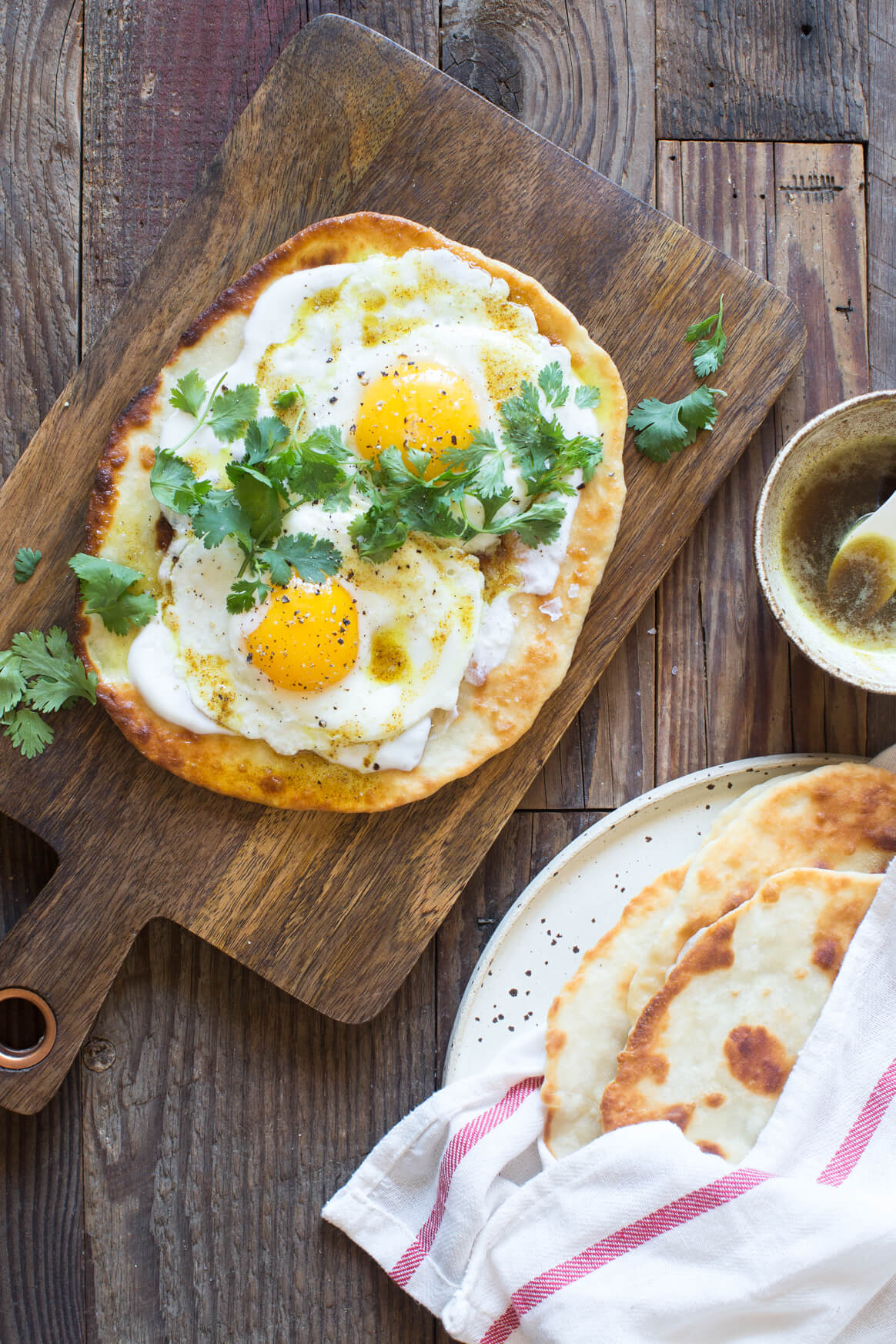 Curry Butter Flatbread - FoodWage recipe