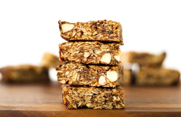 Date, Pumpkin Seed, Almond And Oat Bars - FoodWage recipe