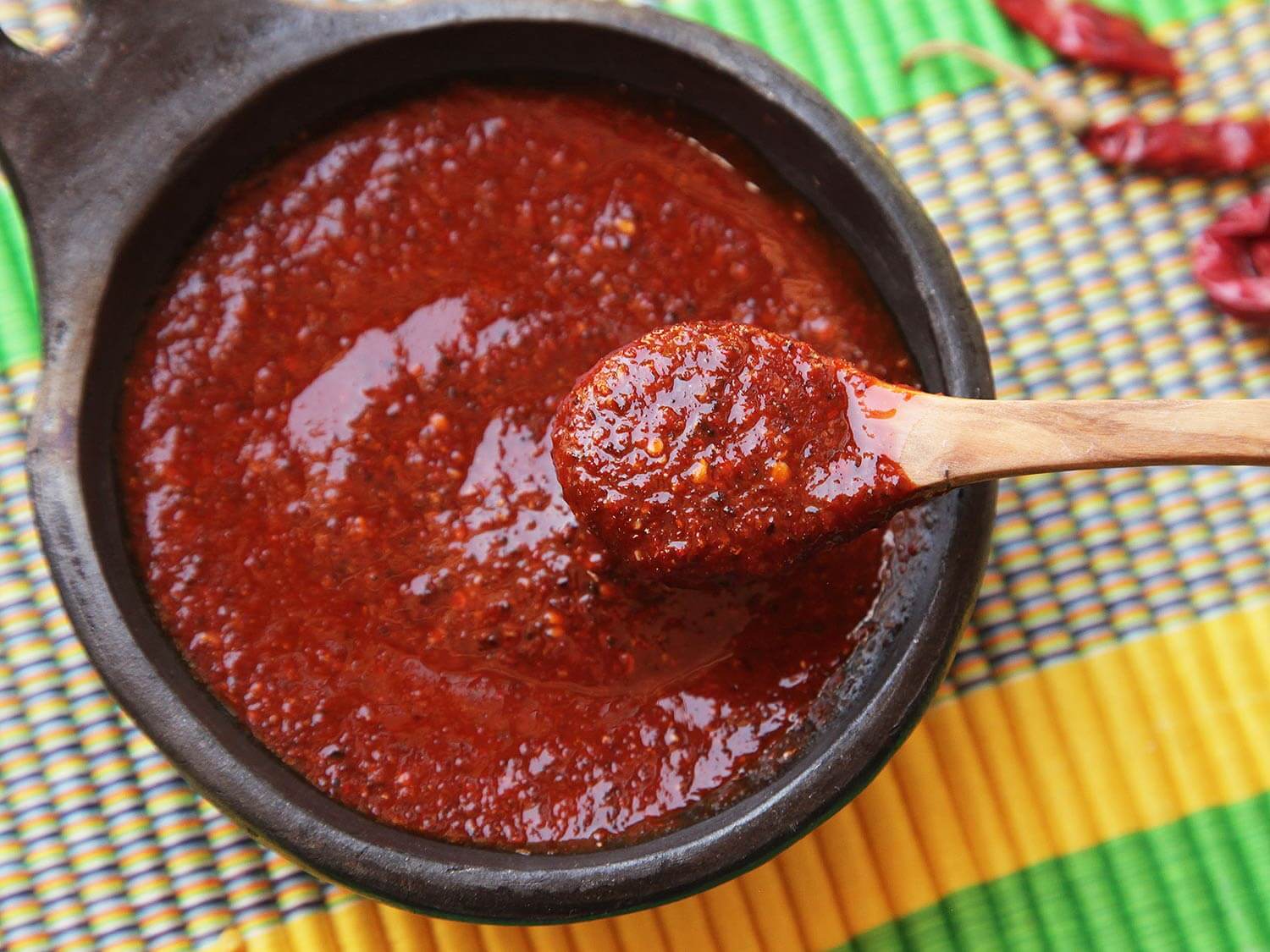Yucatán-Style Hot Dried-Chili Salsa - FoodWage recipe