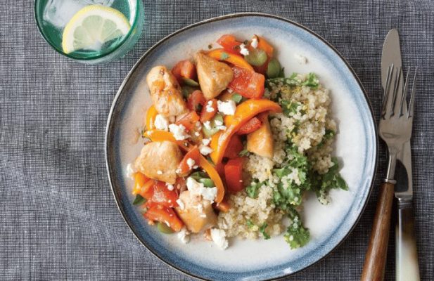 Easy Chicken & Bell Pepper Sauté - FoodWage recipe