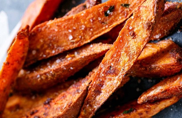 Easy Sweet Potato Wedges - FoodWage recipe