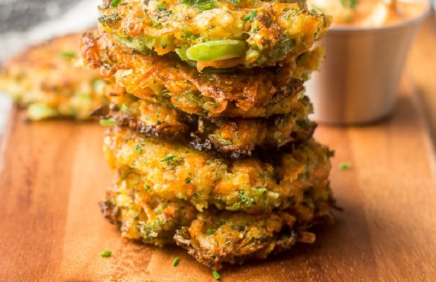 Easy Vegetable Fritters - FoodWage recipe