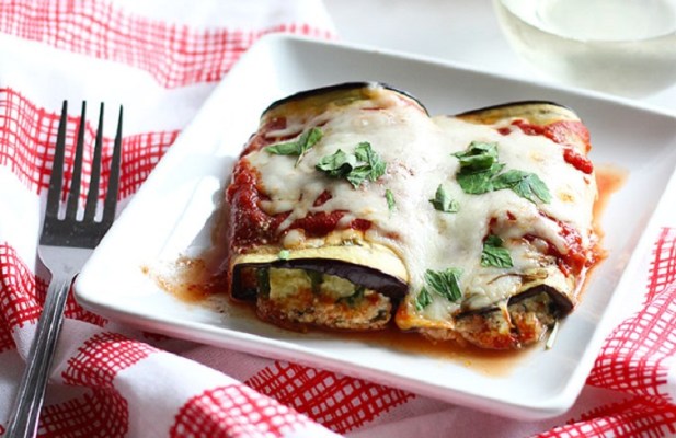 Eggplant Lasagna Rolls - FoodWage recipe