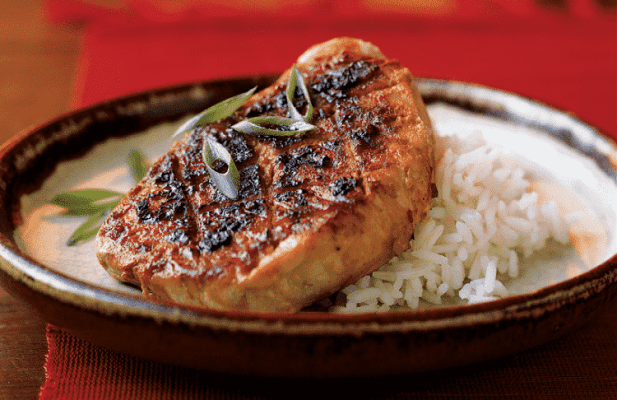 Ginger-Garlic Spiced Pork Chops - FoodWage recipe