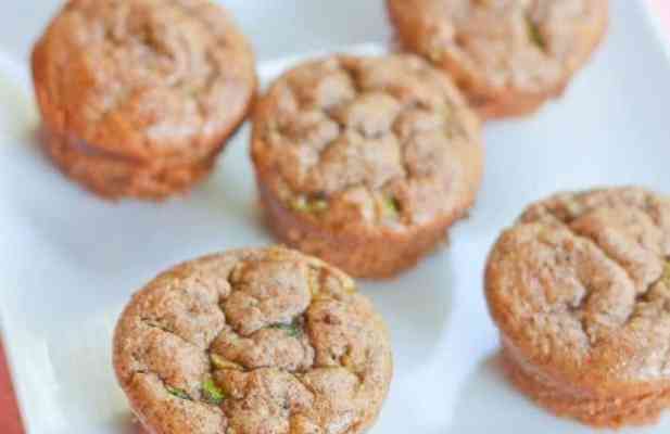 GLUTEN-FREE ALMOND BUTTER ZUCCHINI MUFFINS - FoodWage recipe