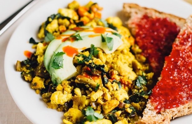 Golden Tofu Scramble - FoodWage recipe