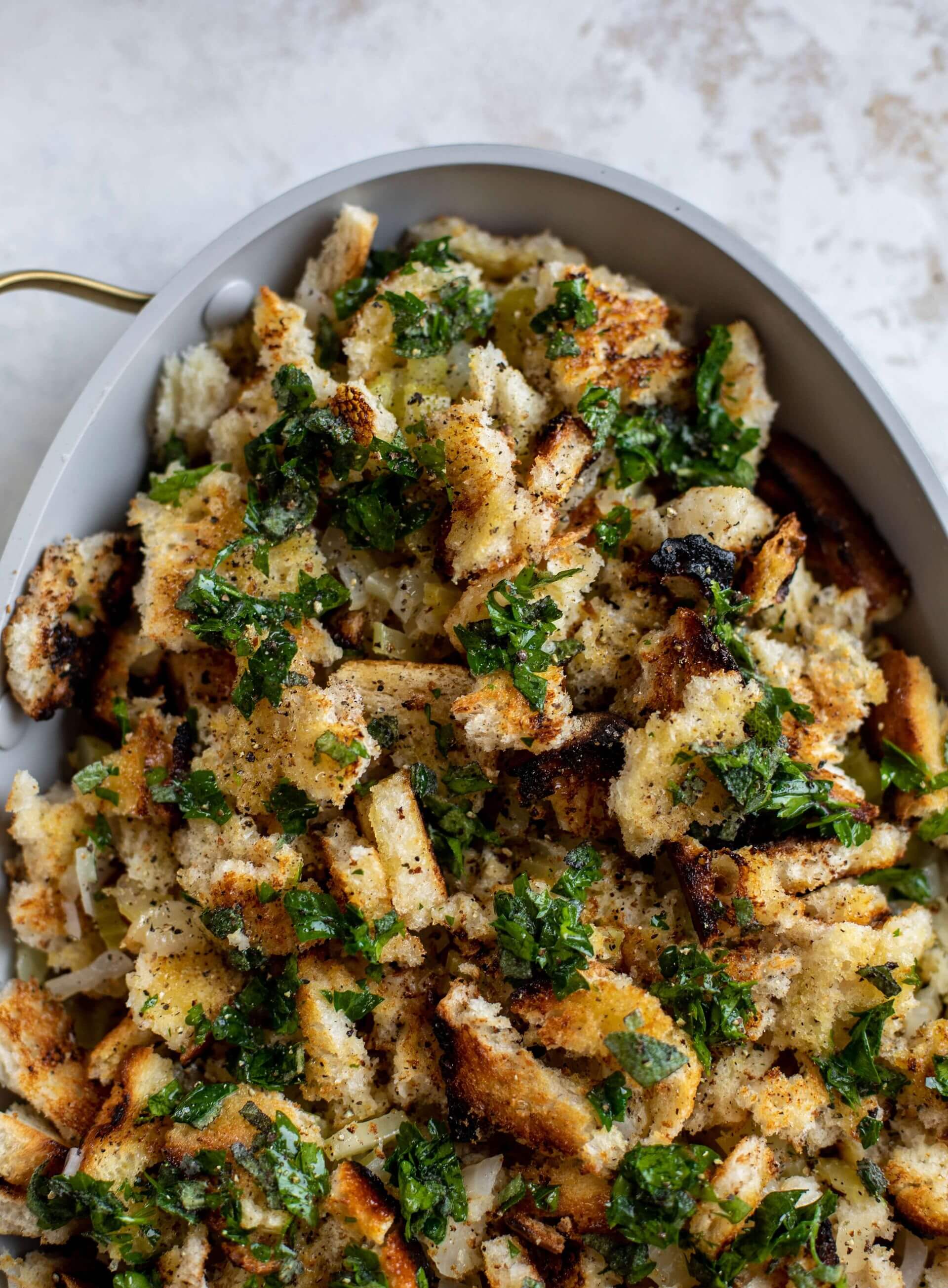 Grilled Bread Stuffing - FoodWage recipe