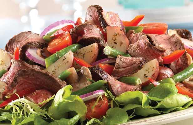 GRILLED STEAK & POTATO SALAD - FoodWage recipe