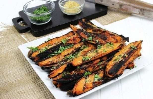 GRILLED SWEET POTATO WEDGES - FoodWage recipe