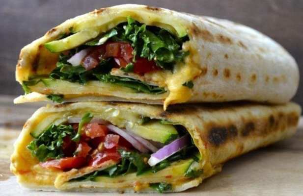 GRILLED ZUCCHINI HUMMUS WRAP - FoodWage recipe