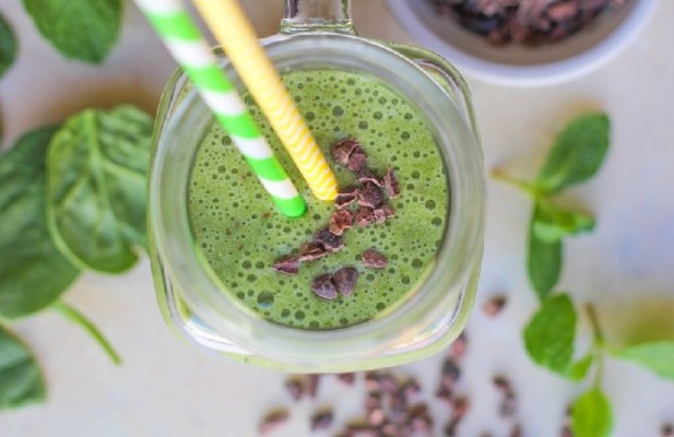 Healthy Shamrock Shake - FoodWage recipe