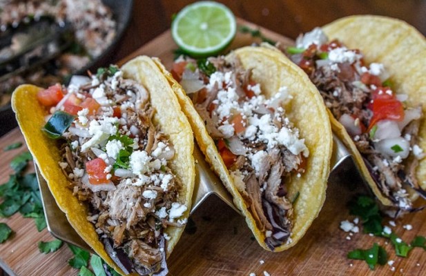 High-Protein Slow Cooker Pork Carnitas - FoodWage recipe