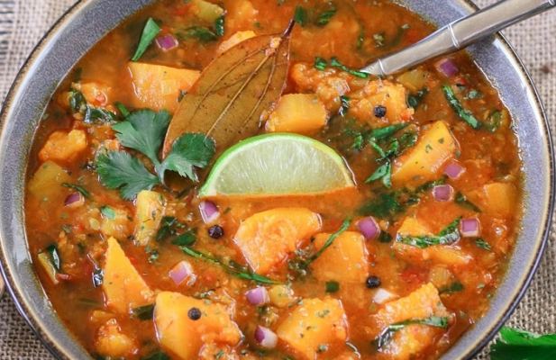 Instant Pot Bean And Butternut Squash Soup - FoodWage recipe