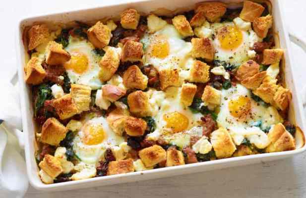 ITALIAN SAUSAGE EGG BAKE - FoodWage recipe