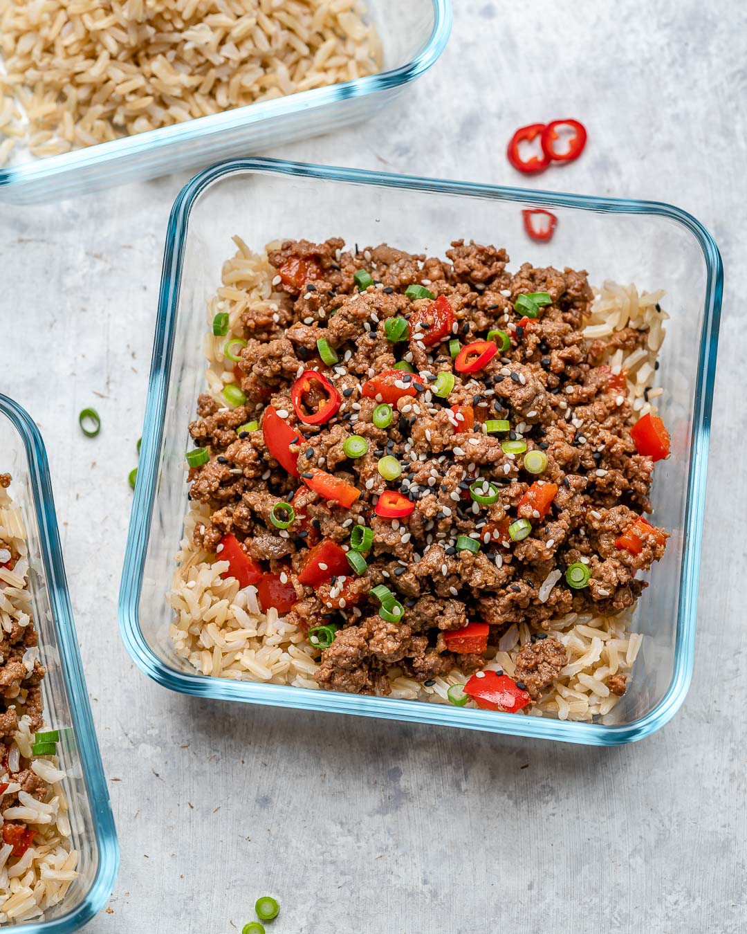 Korean Ground Beef Rice Bowl - FoodWage recipe