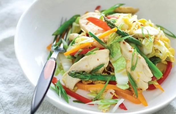 Lemon Chicken & Asparagus Stir-Fry - FoodWage recipe