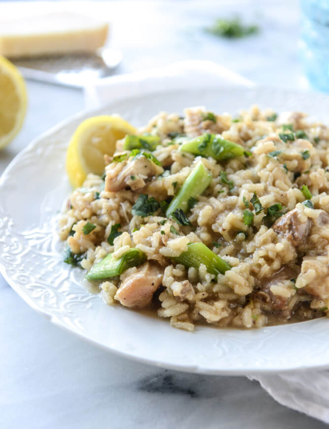 Lemon Chicken Risotto - FoodWage recipe