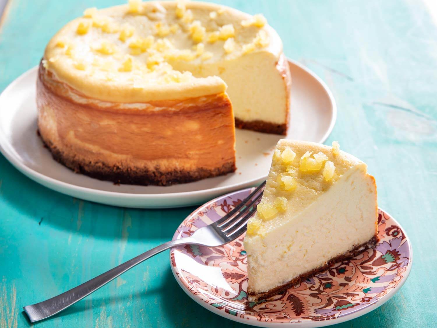 Lemon Ricotta Cheesecake - FoodWage recipe