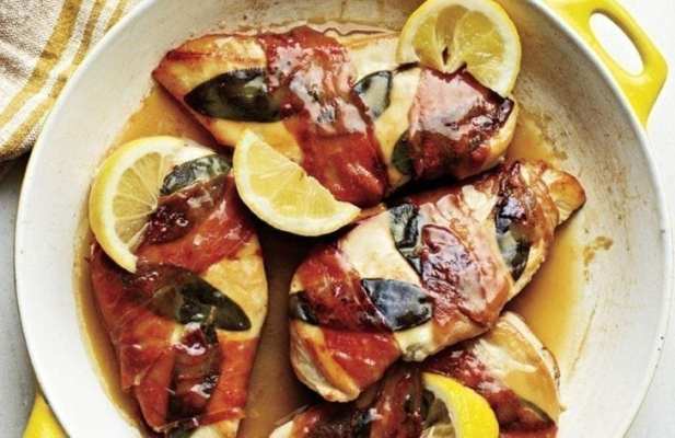 LEMONY CHICKEN SALTIMBOCCA - FoodWage recipe