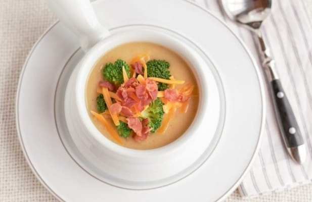 Loaded” Potato Soup - FoodWage recipe