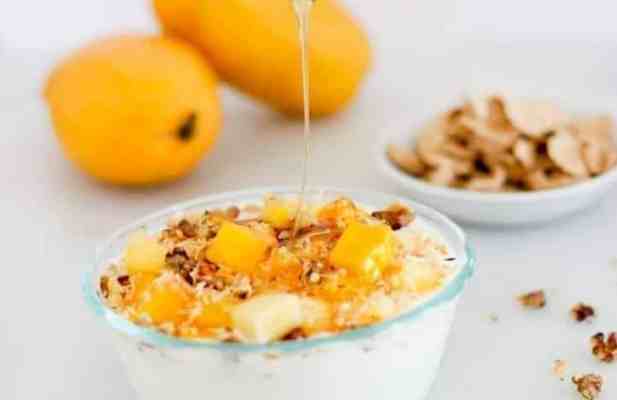 MANGO-PINEAPPLE YOGURT BOWL - FoodWage recipe