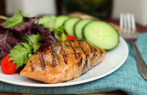 Maple Glazed Grilled Salmon - FoodWage recipe