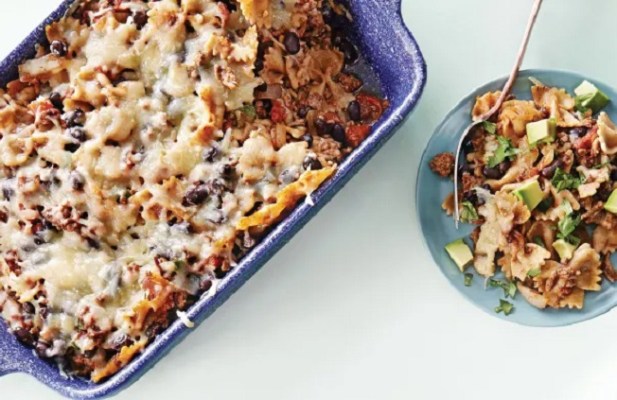 Mexican Chili Beef Pasta Bake - FoodWage recipe
