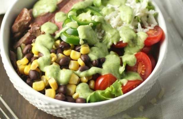 Midwestern Steak Salad - FoodWage recipe