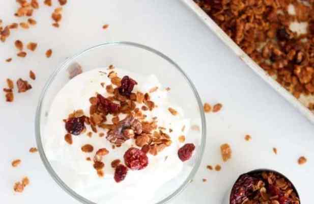 NUTTY SIX-INGREDIENT GRANOLA - FoodWage recipe