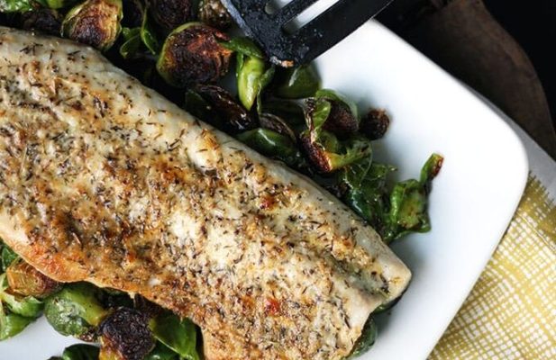 PARMESAN HERB-CRUSTED FISH - FoodWage recipe